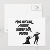 Carte Postale Dans ton attitude, sois notre femme (Devant / Derrière)