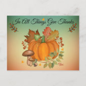 Carte postale "Dans toutes choses, rendez grâce" (Devant)