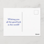 Carte Postale Dans un monde où l'on peut être n'importe quoi (Dos)