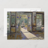 Carte Postale Dans une maison, 1913 (Devant / Derrière)