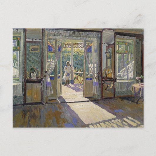 Carte Postale Dans une maison, 1913 (Devant)