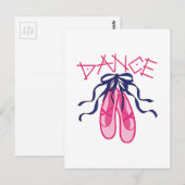 Carte Postale Danse (Devant / Derrière)