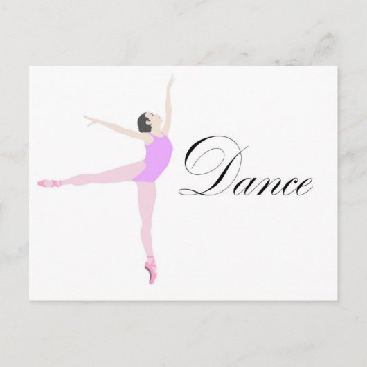 Carte Postale danse (Devant)