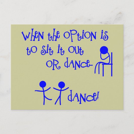 CARTE POSTALE DANSE (Devant)