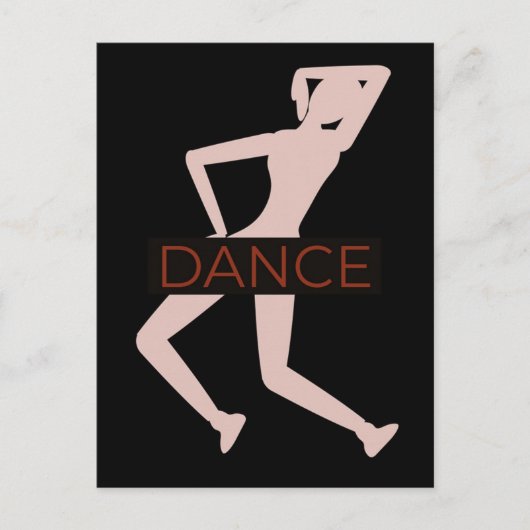 Carte Postale Danse (Devant)