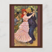 Carte Postale Danse À Bougival Par Pierre-Auguste Renoir (Devant)