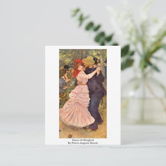 Carte Postale Danse À Bougival Par Pierre-Auguste Renoir (Debout devant)