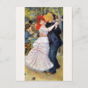 Carte Postale Danse à Bougival Pierre-Auguste Renoir