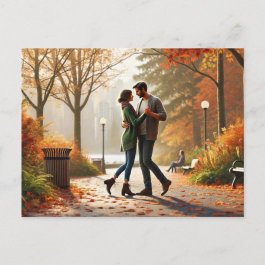 Carte Postale Danse à Stanley Park Vancouver Automne (Devant)