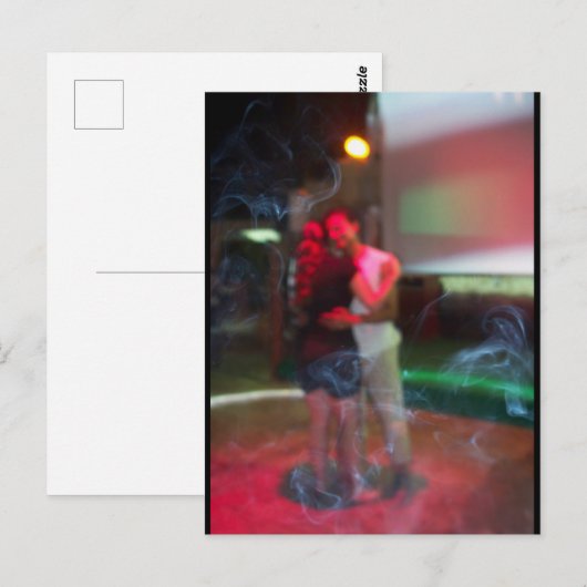 Carte Postale Danse à travers la fumée de Shisha (Devant / Derrière)