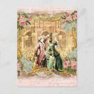 Carte Postale Danse à Versailles