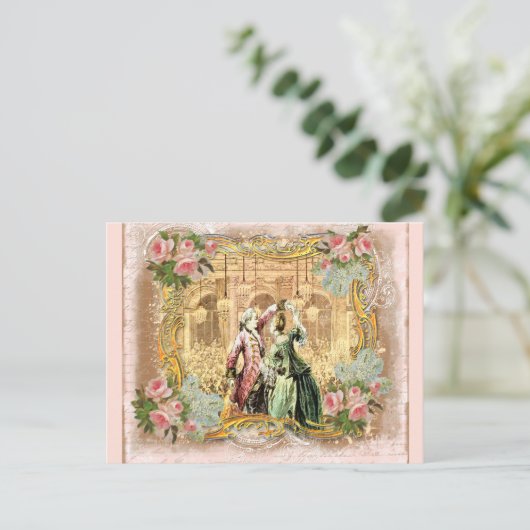 Carte Postale Danse à Versailles (Debout devant)