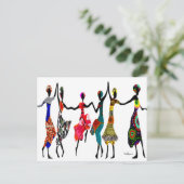 Carte Postale Danse africaine de louanges (Debout devant)