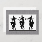 Carte Postale Danse africaine moderne (Devant / Derrière)
