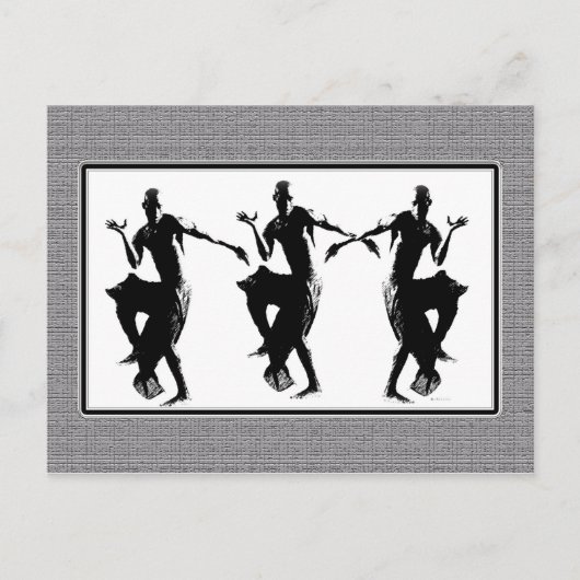Carte Postale Danse africaine moderne (Devant)