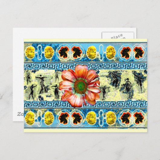 Carte Postale Danse ancienne (Devant / Derrière)