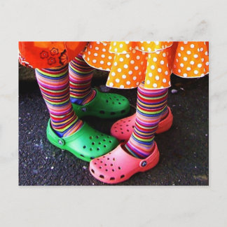 Carte Postale Danse arc-en-ciel