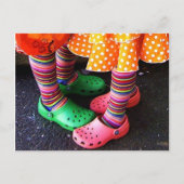 Carte Postale Danse arc-en-ciel (Devant)