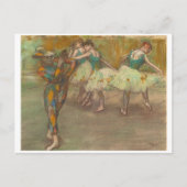 Carte Postale Danse Arlequin, Degas Impressionniste (Devant)