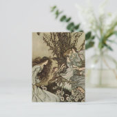 Carte Postale « Danse avec les fées » par Arthur Rackham (Debout devant)