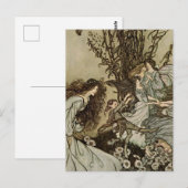 Carte Postale « Danse avec les fées » par Arthur Rackham (Devant / Derrière)