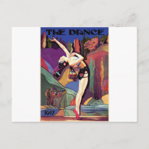 Carte Postale Danse avec les papillons