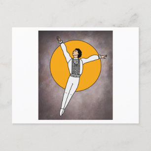 Carte Postale Danse Ballerina Ballet Figures