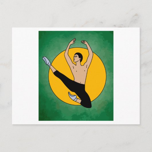 Carte Postale Danse Ballerina Ballet Figures (Devant)