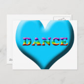 Carte Postale Danse ! Cadeaux (Devant / Derrière)