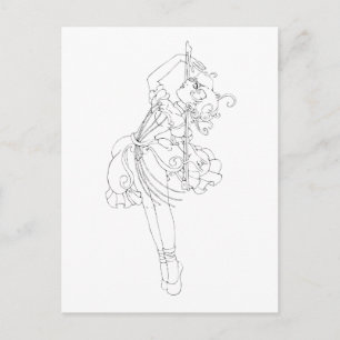 Carte Postale Danse Cello