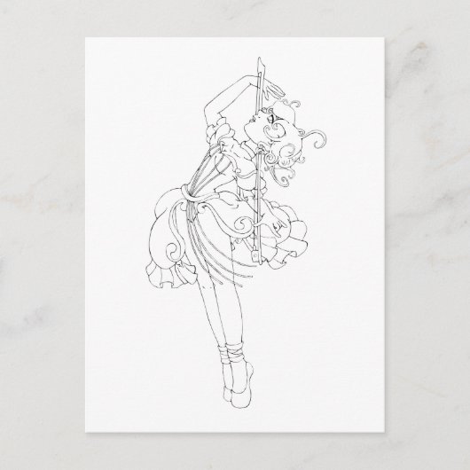 Carte Postale Danse Cello (Devant)