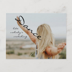 Carte Postale Danse comme personne ne regarde