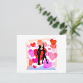Carte Postale Danse dans la salle de bal des coeurs (Debout devant)