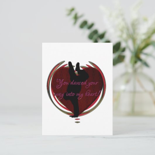 Carte Postale Danse dans mon coeur (Debout devant)