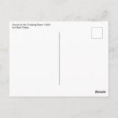 Carte Postale Danse dans sa chambre à coucher par Edgar Degas (Dos)