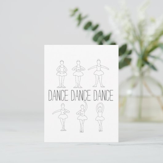 Carte Postale Danse Danse Danse (Debout devant)