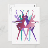 Carte Postale Danse Danse Danse (Devant / Derrière)