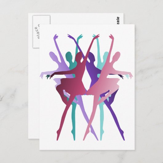 Carte Postale Danse Danse Danse (Devant / Derrière)