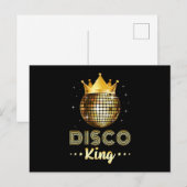 Carte Postale Danse Danser Disco King Dancer Party Idée cadeau (Devant / Derrière)