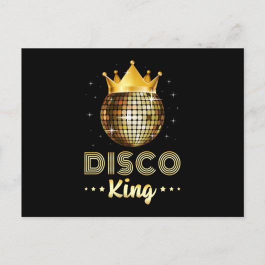 Carte Postale Danse Danser Disco King Dancer Party Idée cadeau (Devant)