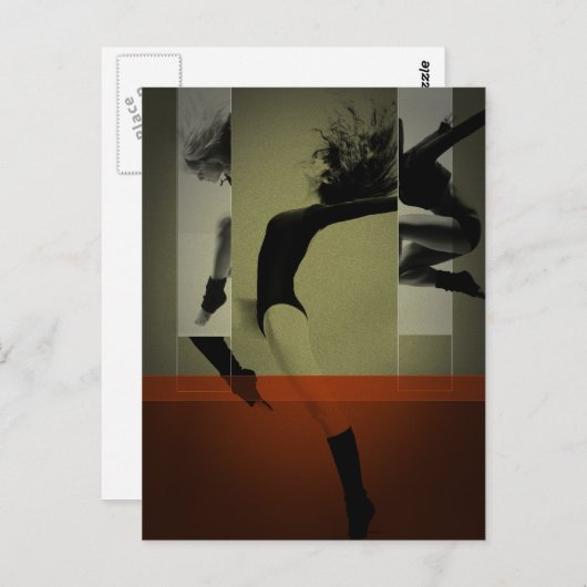 Carte Postale Danse de ballet (Devant / Derrière)