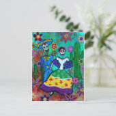 CARTE POSTALE DANSE DE COUPLE MEXICAIN (Debout devant)