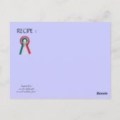 CARTE POSTALE DANSE DE FÊTE SPAGHETTI, CUISINE ITALIENNE ET TOMA (Dos)