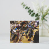 Carte Postale Danse de guerre PowWow amérindien (Debout devant)