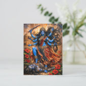 Carte Postale Danse de Kali sur Shiva (Debout devant)