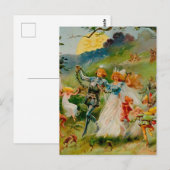 Carte Postale “Danse de la fée” par ES Hardy (Devant / Derrière)