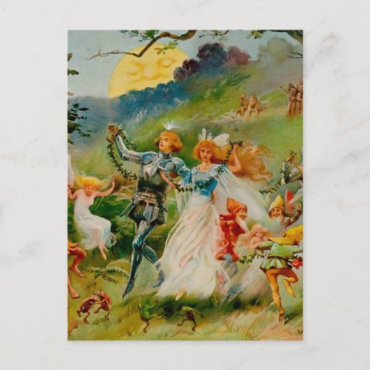 Carte Postale “Danse de la fée” par ES Hardy (Devant)