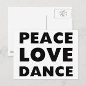 Carte Postale Danse de la paix (Devant / Derrière)