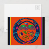 Carte Postale Danse de la pluie (Devant / Derrière)