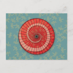 Carte Postale danse de libellule